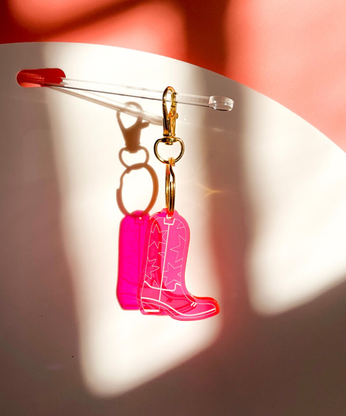 Cowgirl Stiefel Schluesselanhaenger